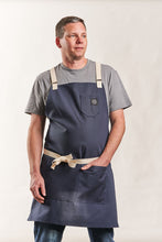 Load image into Gallery viewer, Navy Canvas Apron